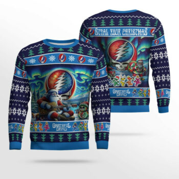 Grateful Dead Merry Christmas Ugly Sweater 2025