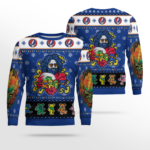 Grateful Dead Ugly Christmas Sweater 2025 with Jerry Garcia & Dancing Bears