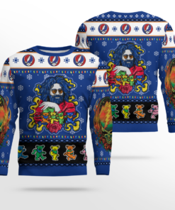 Grateful Dead Ugly Christmas Sweater 2025 with Jerry Garcia & Dancing Bears