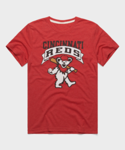 Grateful Dead x Cincinnati Reds Major League Baseball T-Shirt