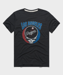 Grateful Dead x Los Angeles Dodgers Baseball T-Shirt