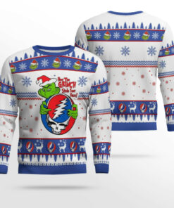 Grinch Grateful Dead Ugly Christmas Sweater 2025