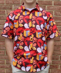 OLD BAY Seafood Jumbo Pattern / Hawaiian Shirt