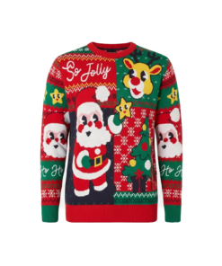 Happy Claus Ugly Christmas Sweater 2025
