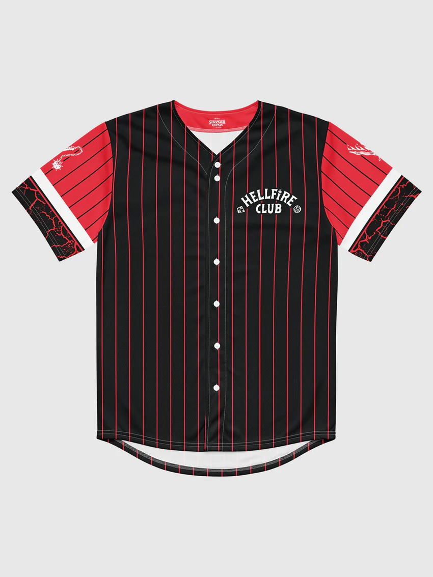 Hellfire Club Baseball Jersey Hellfire Club Baseball Jersey