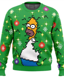 Homer Bush Meme The Simpsons Ugly Christmas Sweater 2025