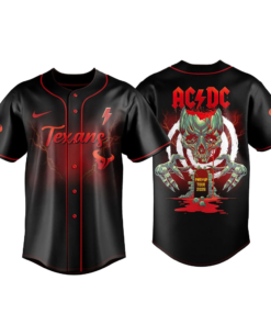 Houston Texans AC-DC Pwr Up Tour Baseball Jersey