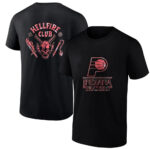 Indiana Pacers x Stranger Things Hellfire Club T-Shirt 2025