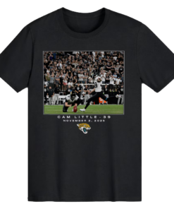 Jacksonville Jaguars Cam Little Black Football League Flash Features Week 9 T-Shirt