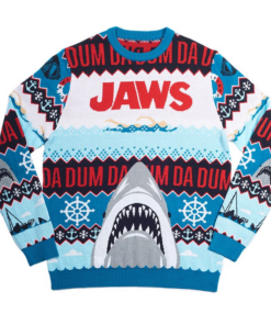 Jaws DA DUM Ugly Christmas Sweater 2025