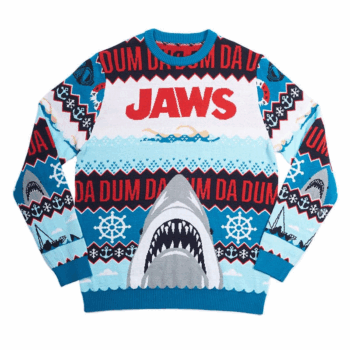 Jaws DA DUM Ugly Christmas Sweater 2025