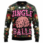 Jingle Balls Funny Ugly Christmas Sweater 2025