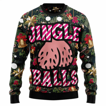 Jingle Balls Funny Ugly Christmas Sweater 2025
