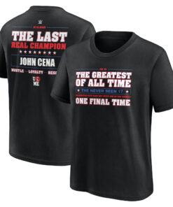 John Cena The Last Real Champion T-Shirt