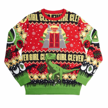 Jurassic Park Clever Girl Ugly Christmas Sweater 2025