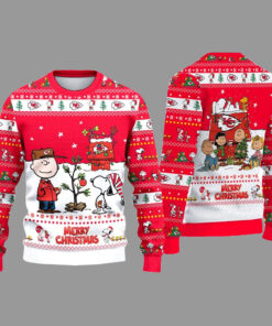 Kansas City Chiefs 2025 Snoopy Ugly Christmas Sweater