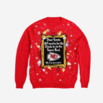Kansas City Chiefs Dear Santa Ugly Christmas Sweater 2025