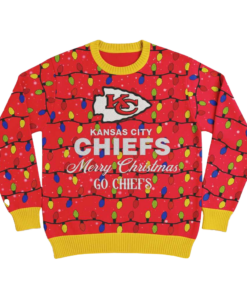 Kansas City Chiefs Ugly Christmas Sweater 2025