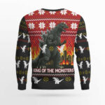 King Of The Monster Godzilla Christmas Sweater 2025