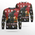 King Of The Monster Godzilla Christmas Sweater 2025