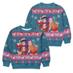 Kpop Demon Hunters Anime Girl Christmas Ugly Christmas Sweater 2025