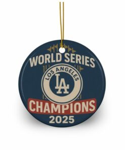 LA Dodgers Won World Series 2025 Ornament