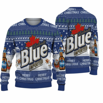 Labatt Blue Imported Ugly Christmas Sweater 2025