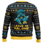 Leave Me Malone Post Malone Ugly Christmas Sweater 2025