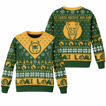 Loki Ugly Christmas Sweater 2025