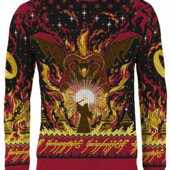 Lord of the Rings Balrog Ugly Christmas Sweater 2025