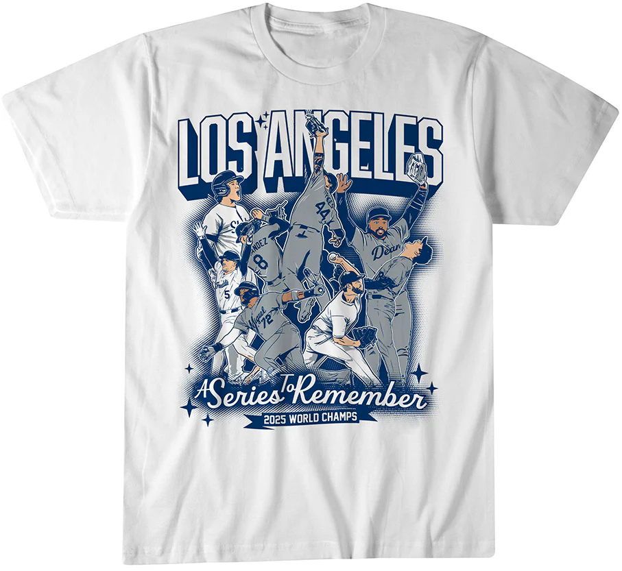 Los Angeles Baseball A Series to Remember T-Shirt Los Angeles Baseball A Series to Remember T-Shirt