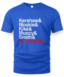 Los Angeles Baseball Ampersand 3-Time Champs T-Shirt