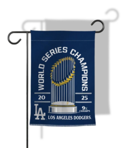 Los Angeles Dodgers 2025 9x Champs World Series Champions Flag