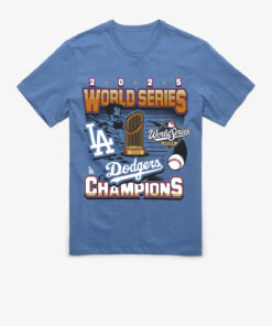 Los Angeles Dodgers 2025 World Series Champions Blue Shirt