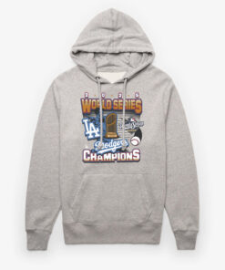 Los Angeles Dodgers 2025 World Series Champions Slate Grey Hoodie