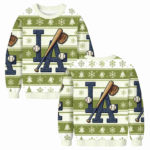 Los Angeles Dodgers Baseball Christmas Ugly Sweater 2025 1 Los Angeles Dodgers Baseball Christmas Ugly Sweater 2025