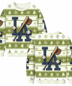 Los Angeles Dodgers Baseball Christmas Ugly Sweater 2025