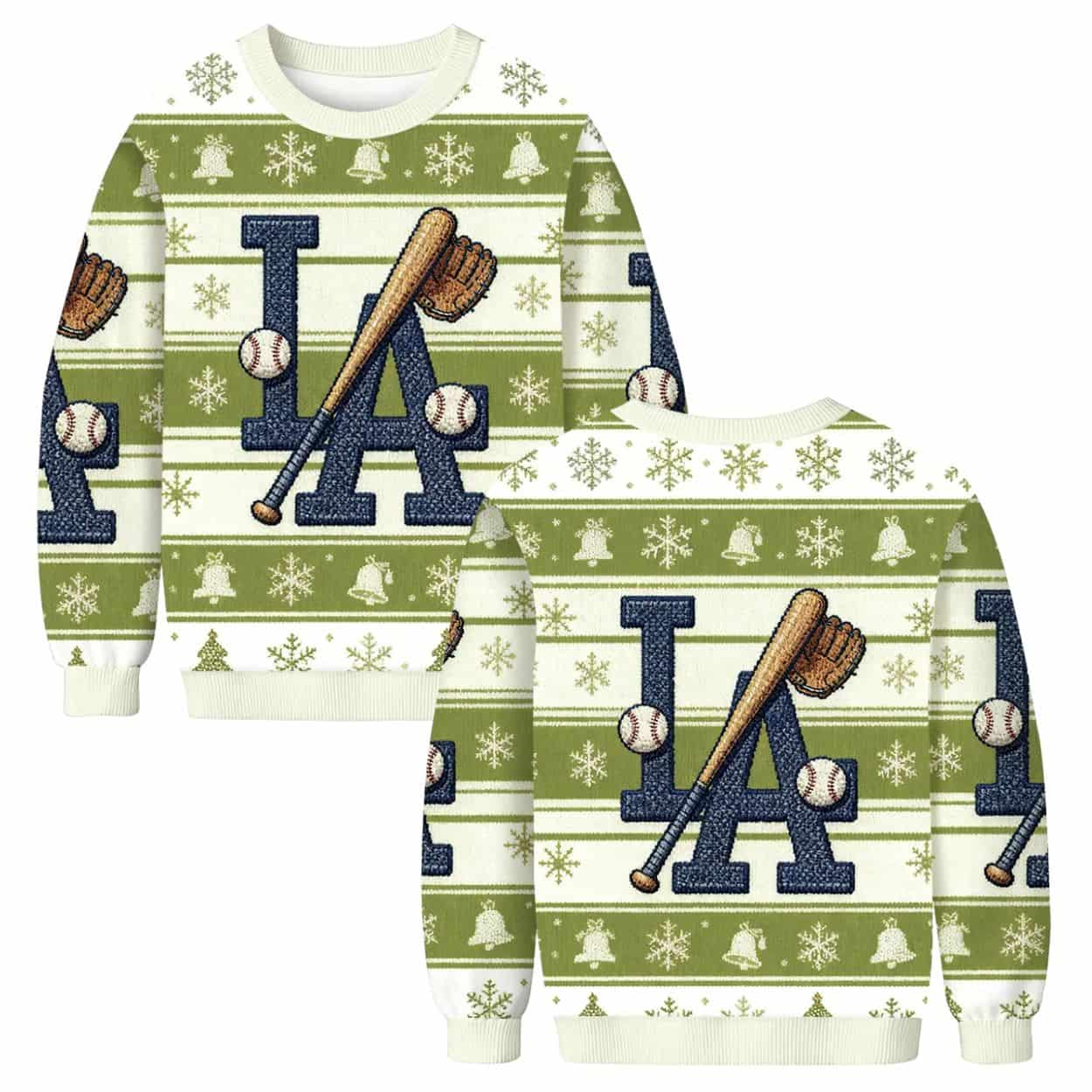 Los Angeles Dodgers Baseball Christmas Ugly Sweater 2025 Los Angeles Dodgers Baseball Christmas Ugly Sweater 2025
