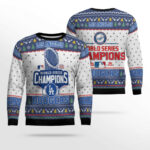 Los Angeles Dodgers Champions 2025 Ugly Christmas Sweater