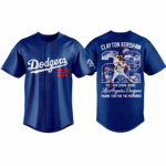 Los Angeles Dodgers Clayton Kershaw Forever 22 Thank You for the Memories 2025 Baseball Jersey 1 Los Angeles Dodgers Clayton Kershaw Forever 22 Thank You for the Memories 2025 Baseball Jersey