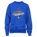 Los Angeles Dodgers Deep Royal 2025 World Series Champions Logo T-Shirt Mockup
