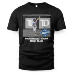 Los Angeles Dodgers Miguel Rojas Black 2025 World Series Champions Moment T-Shirt