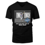 Los Angeles Dodgers Miguel Rojas Black 2025 World Series Champions Moment T-Shirt