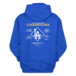 Los Angeles Dodgers Royal 2025 World Series Champions Roster T-Shirt