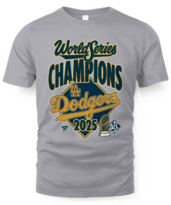 Los Angeles Dodgers Steel 2025 World Series Champions Locker Room T-Shirt