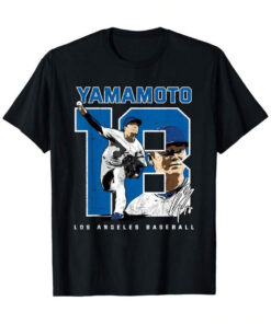 Los Angeles Dodgers Yoshinobu Yamamoto Baseball T-Shirt
