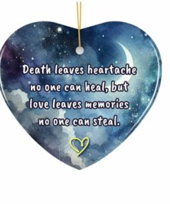 Love Leaves Memory Christmas Ornament