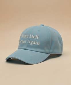 Make Hell Great Again Cap Arctic Blue