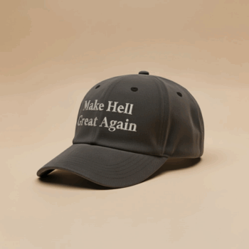 Make Hell Great Again Cap Charcoal