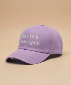 Make Hell Great Again Cap Digital Lavender